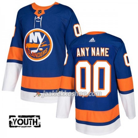 Lapsille NHL New York Islanders Custom Adidas 2017-2018 Sininen Authentic
